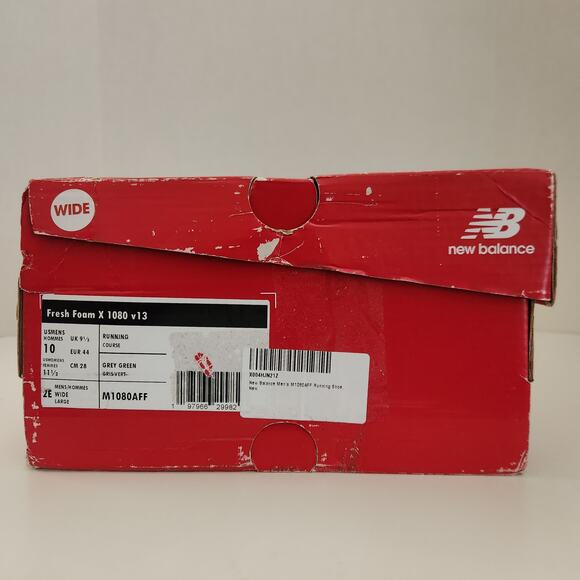 New Balance Men\'s M1080AFF Running Shoe, Grey Matter/Cyber Jade/Black, 10 Wide main image 7